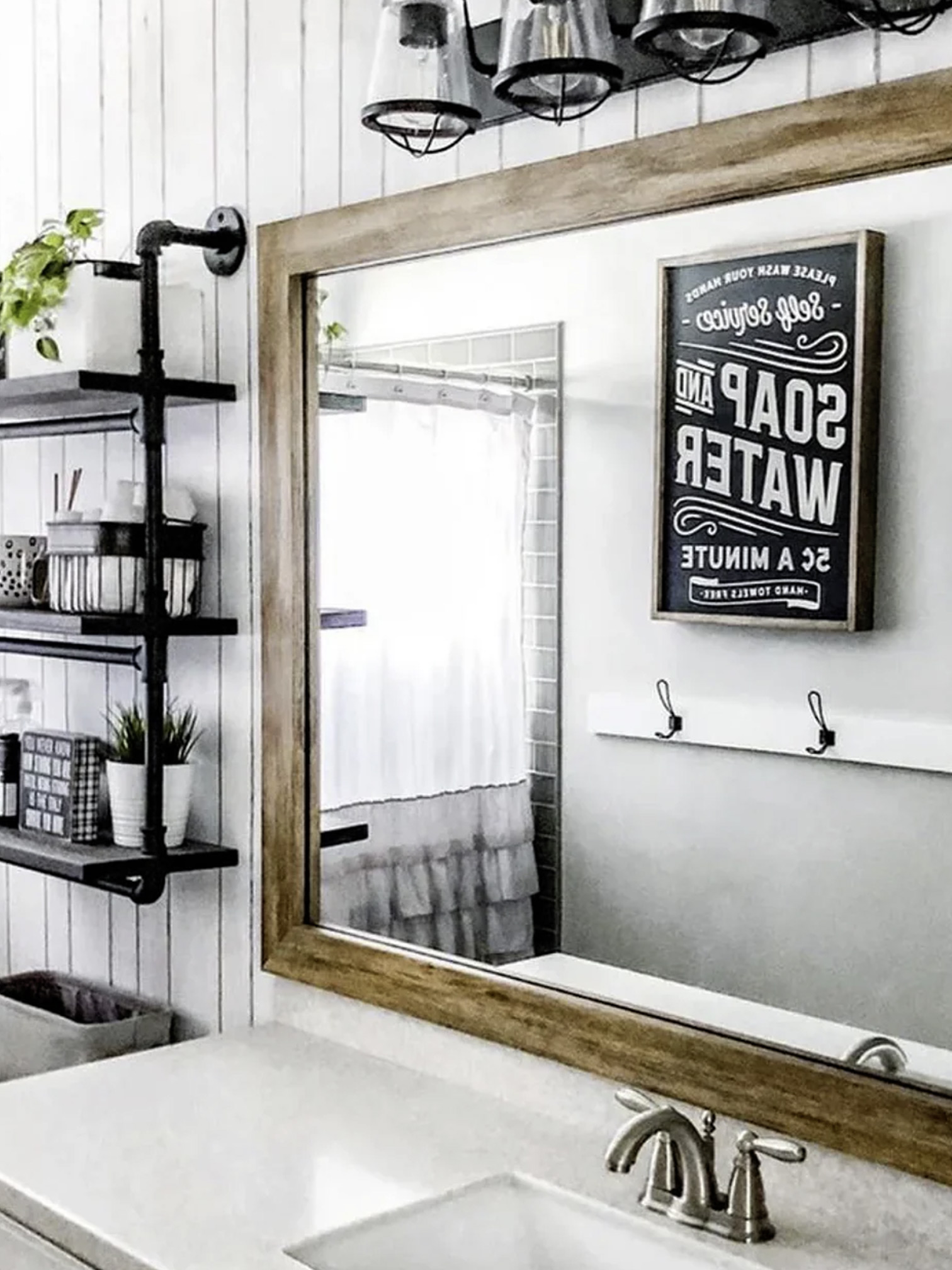 CUSTOM CUT BATHROOM VANITY MIRRORS & MIRROR MATE FRAMES