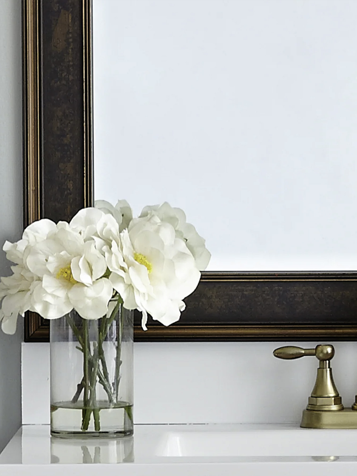 CUSTOM CUT BATHROOM VANITY MIRRORS & MIRROR MATE FRAMES