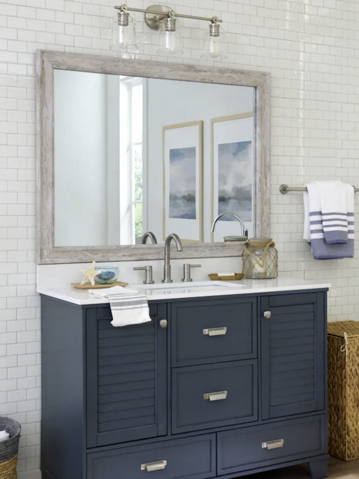 CUSTOM CUT BATHROOM VANITY MIRRORS & MIRROR MATE FRAMES